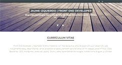 Desktop Screenshot of jaumeizquierdo.com